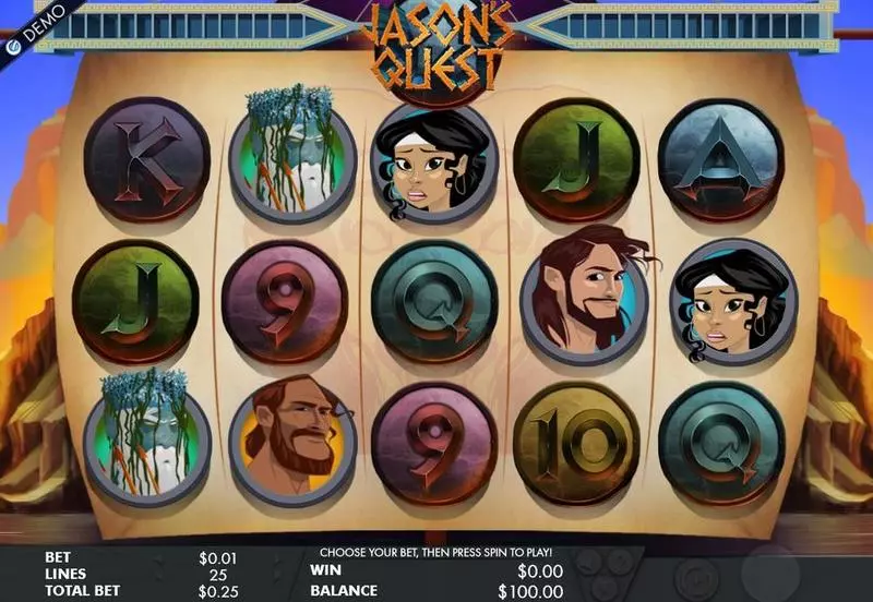 Play Jason's Quest Slot Main Screen Reels