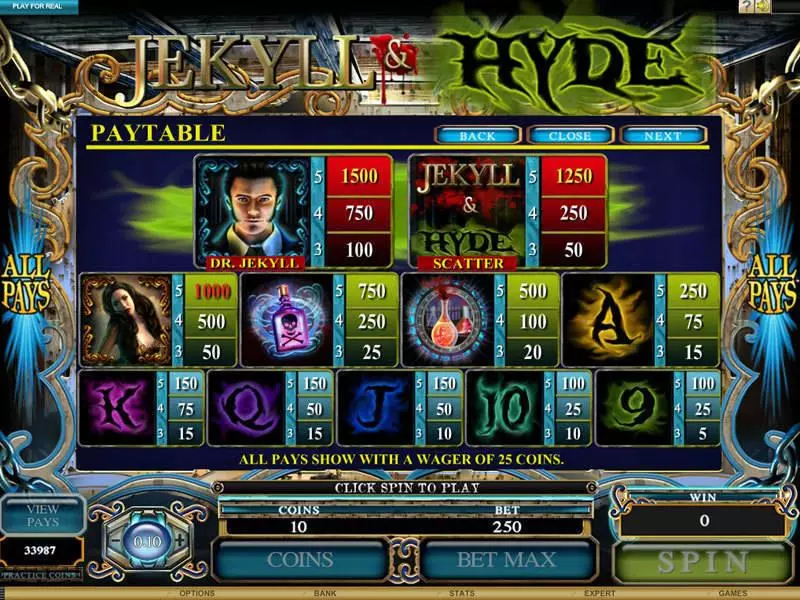 Play Jekyll and Hyde Slot Info and Rules