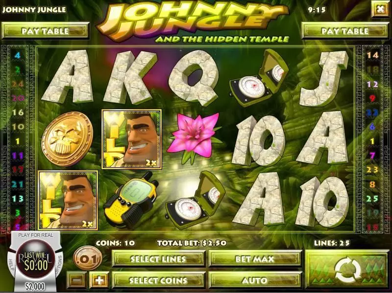 Play Johnny Jungle Slot Main Screen Reels
