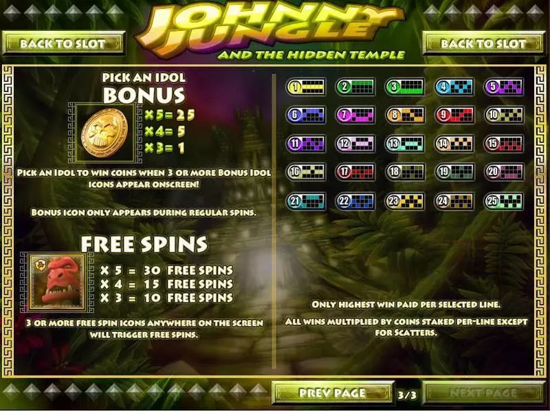 Play Johnny Jungle Slot Bonus 1