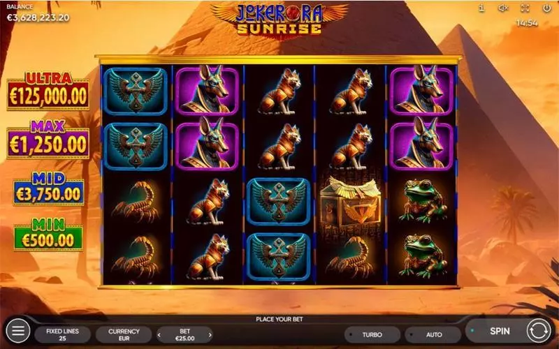 Play Joker Ra - Sunrise Slot Main Screen Reels