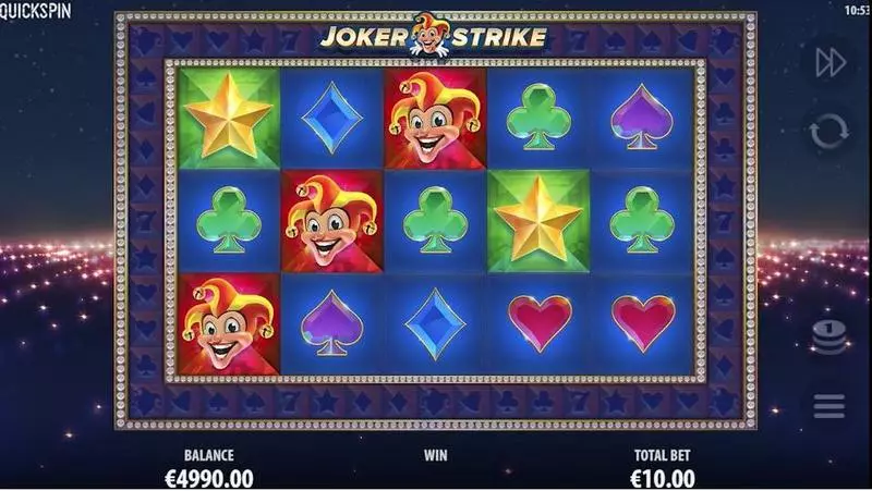 Play Joker Strike Slot Main Screen Reels