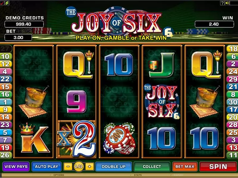 Play Joy of Six Slot Main Screen Reels