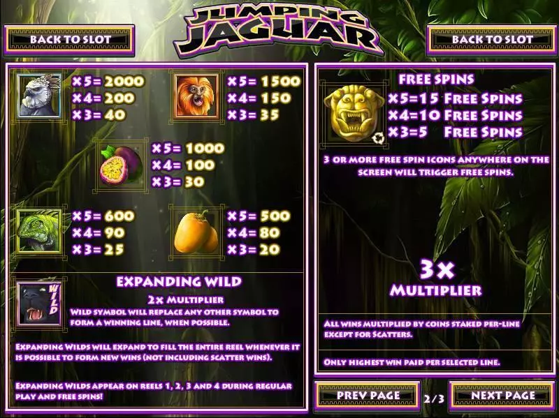 Play Jumping Jaguar Slot Bonus 1