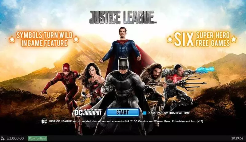 Play Justice League Slot Info and Rules