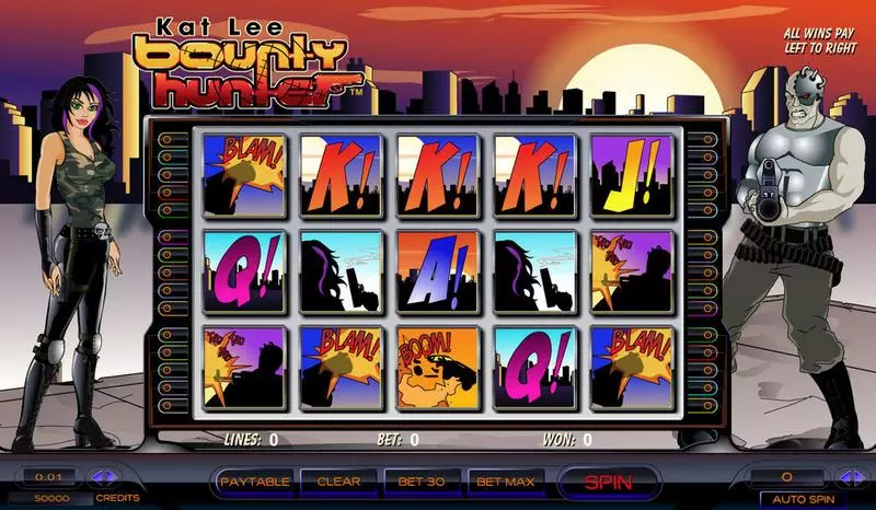 Play Kat Lee Bounty Hunter Slot Info and Rules