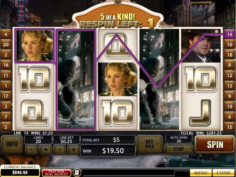 Play King Kong Slot Bonus 1