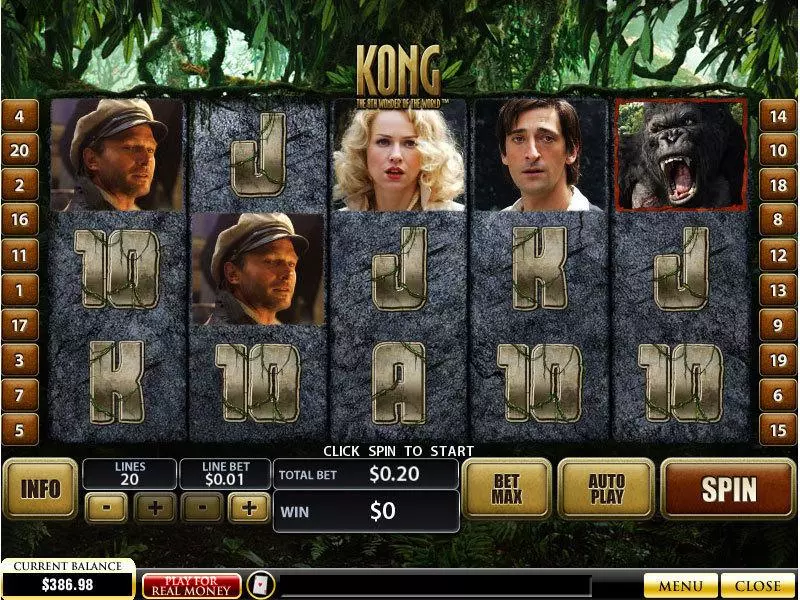 Play King Kong Slot Main Screen Reels