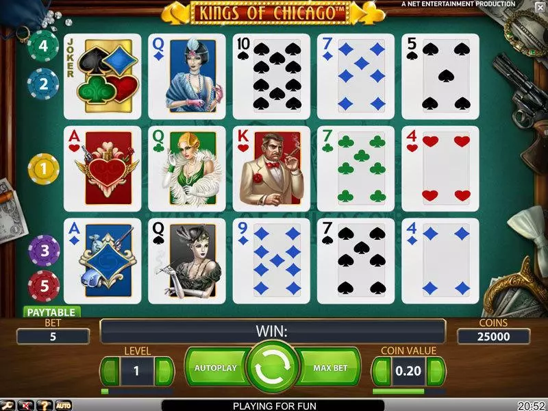 Play Kings of Chicago Slot Main Screen Reels