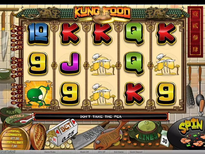 Play Kung Food Slot Main Screen Reels