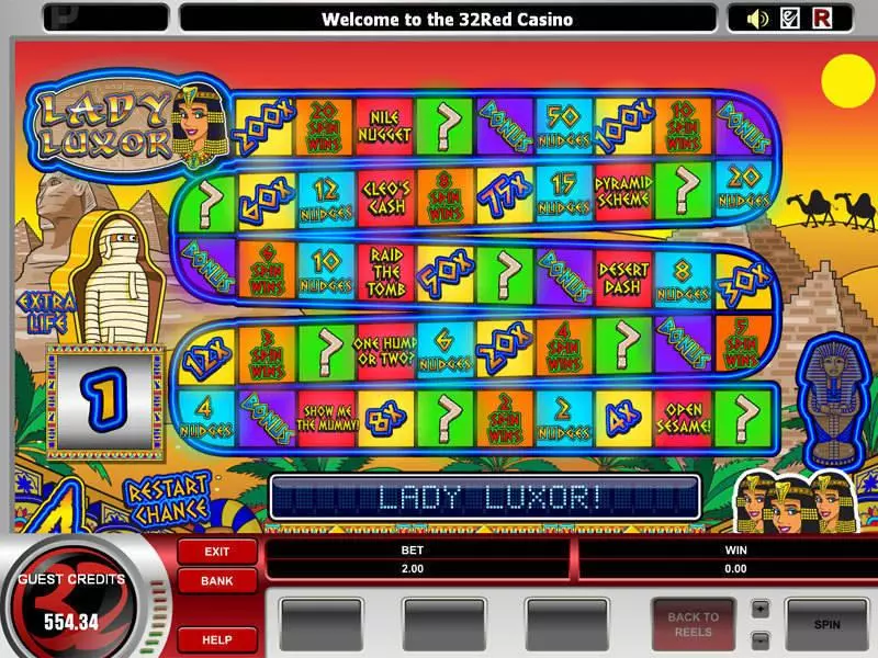 Play Lady Luxor Slot Bonus 1