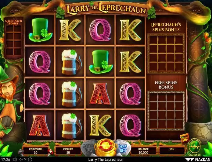 Play Larry the Leprechaun Slot Main Screen Reels