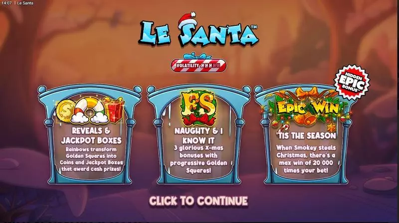 Play Le Santa Slot Info and Rules