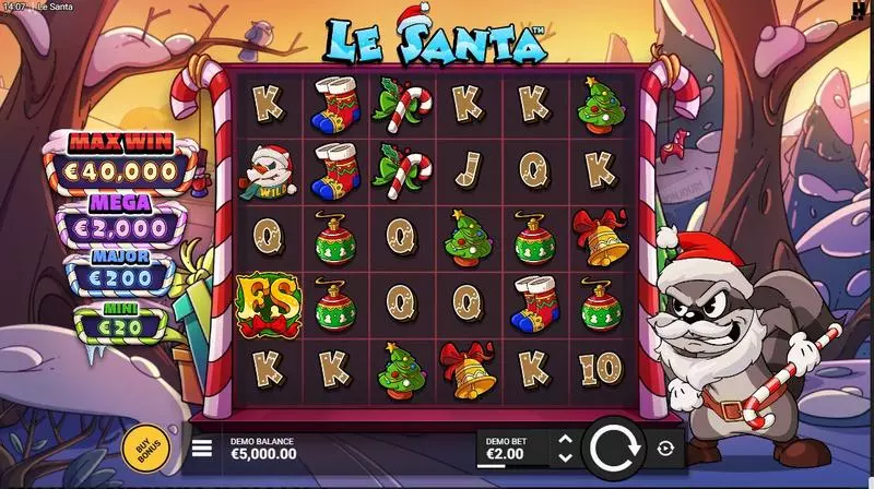 Play Le Santa Slot Main Screen Reels