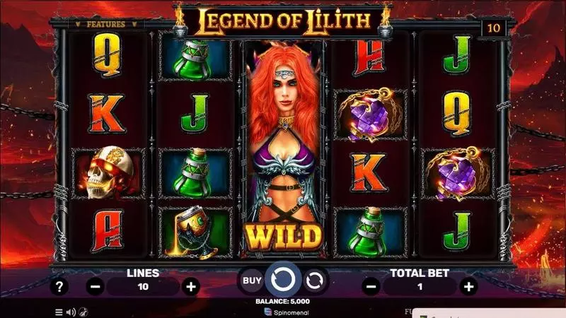 Play Legend Of Lilith Slot Main Screen Reels