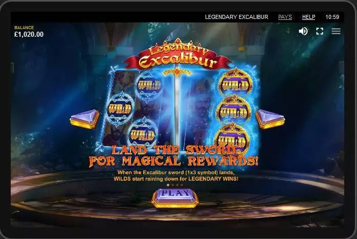 Play Legendary Excalibur Slot Info and Rules