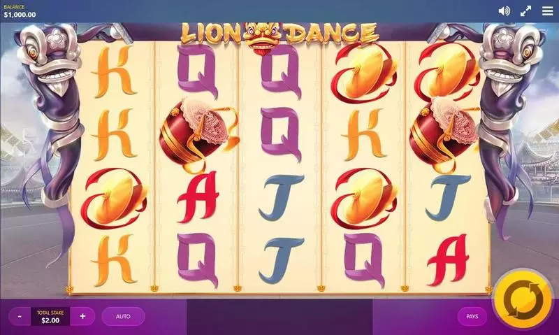 Play Lion Dance Slot Main Screen Reels