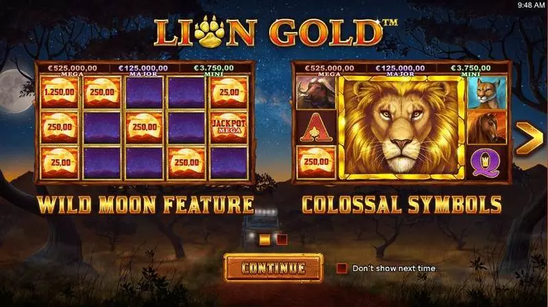 Play Lionn Gold Slot Info and Rules