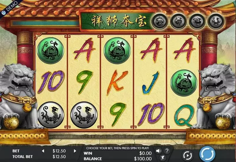 Play Lion's Fortune Slot Main Screen Reels