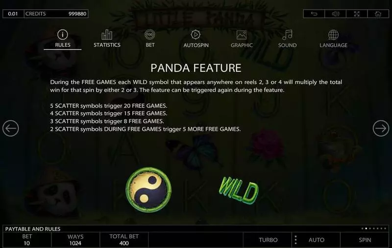 Play Little Panda Slot Bonus 1