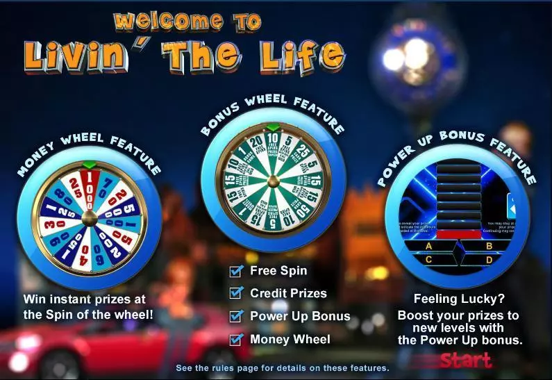 Play Livin The Life Slot Info and Rules