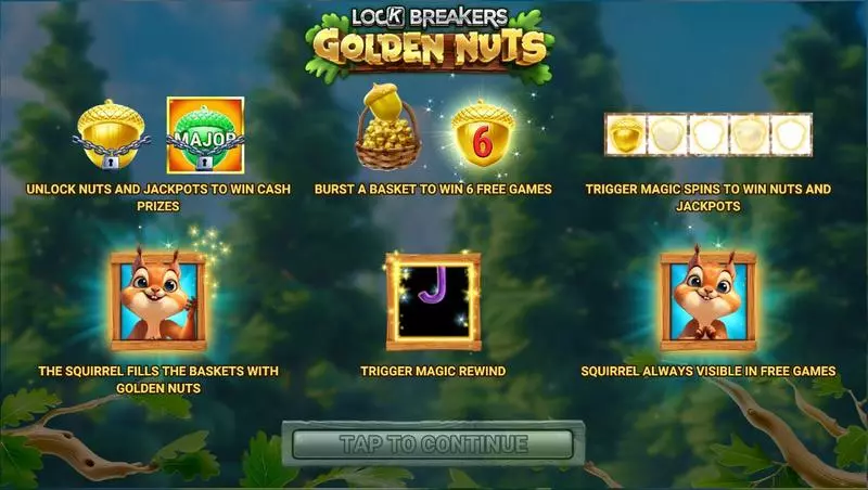 Play Lock Breakers – Golden Nuts Buy Bonus Slot Info and Rules
