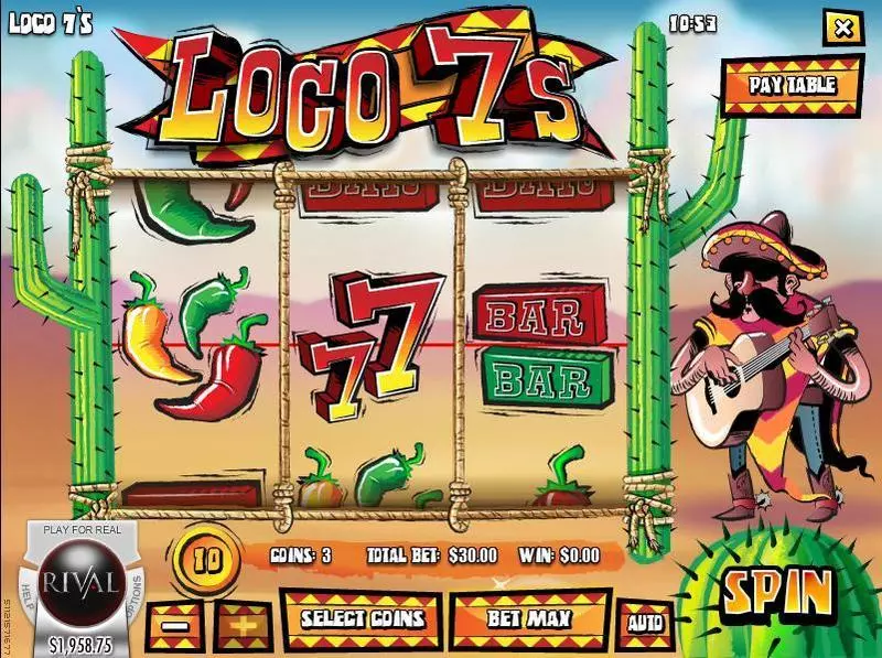 Play Loco 7s Slot Main Screen Reels