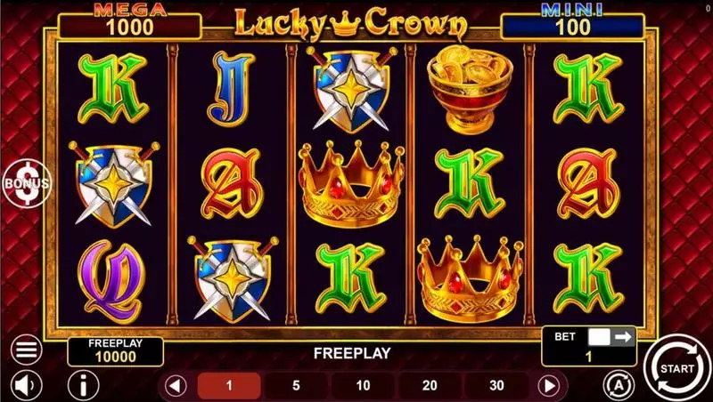 Play Lucky Crown Hold and Win Slot Main Screen Reels
