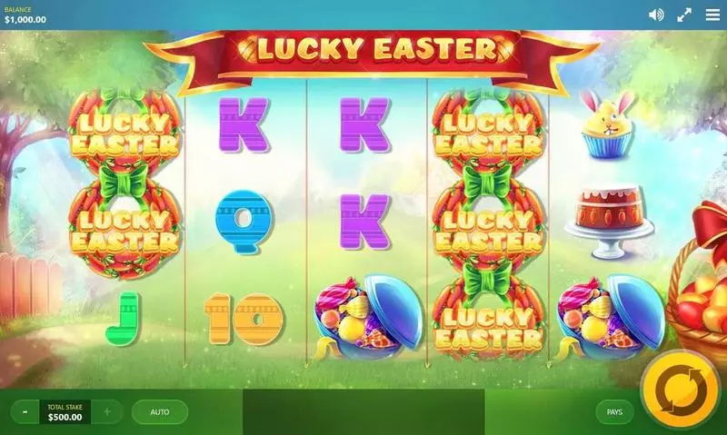 Play Lucky Easter Slot Main Screen Reels