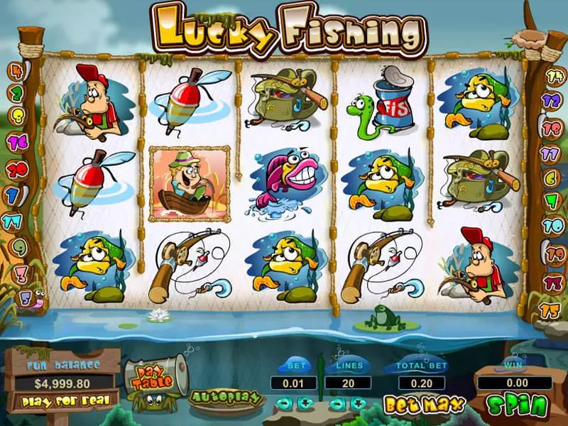 Play Lucky Fishing Slot Main Screen Reels