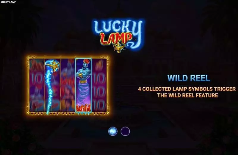 Play Lucky Lamp Slot Introduction Screen