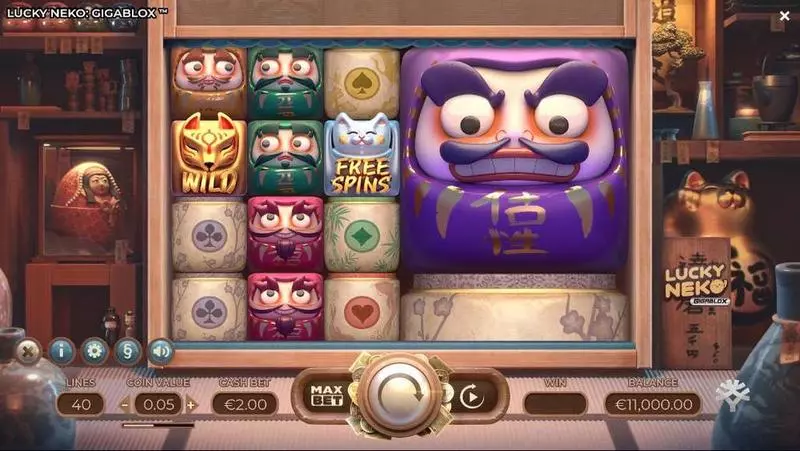 Play Lucky Neko - GIGABLOX Slot Info and Rules