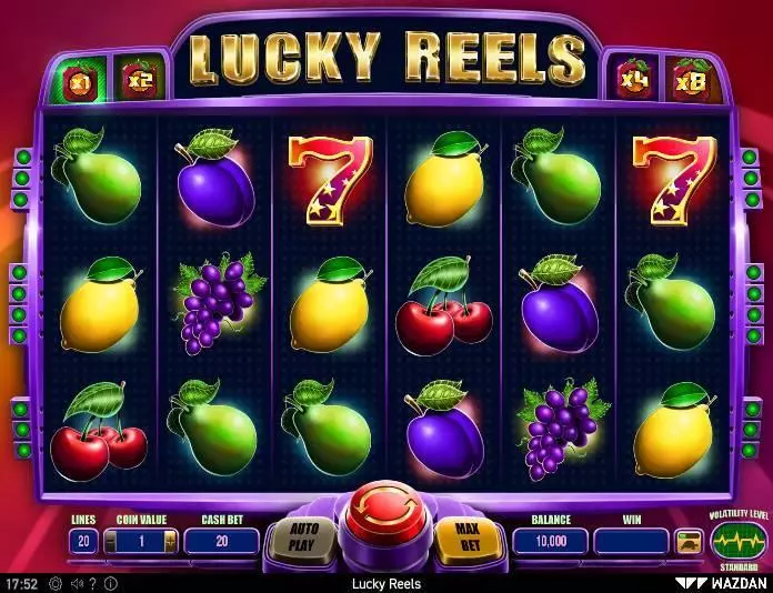 Play Lucky Reels Slot Main Screen Reels
