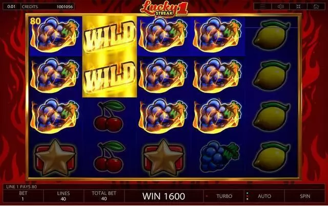 Play Lucky Streak 1 Slot Winning Screenshot