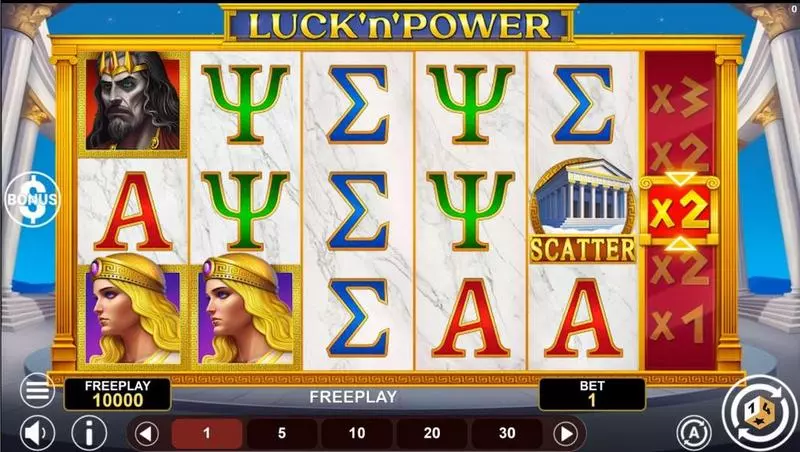 Play Luck’n’Power Slot Main Screen Reels