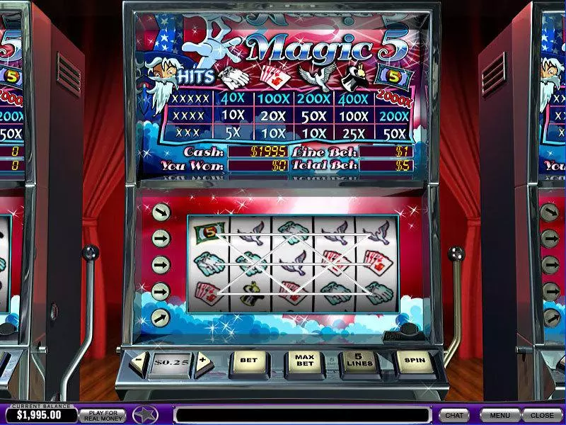 Play Magic 5 Slot Main Screen Reels