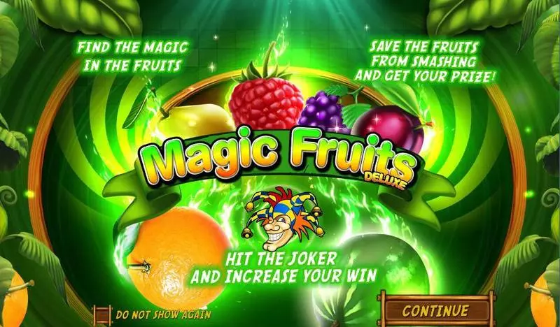 Play Magic Fruits Deluxe Slot Info and Rules