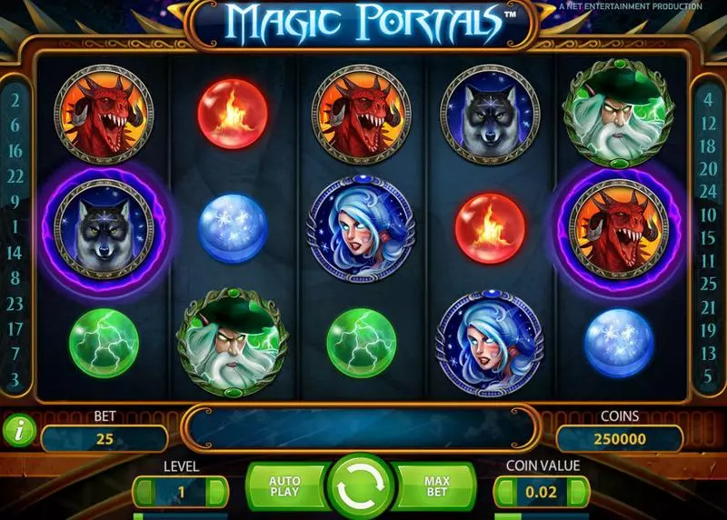 Play Magic Portals Slot Main Screen Reels