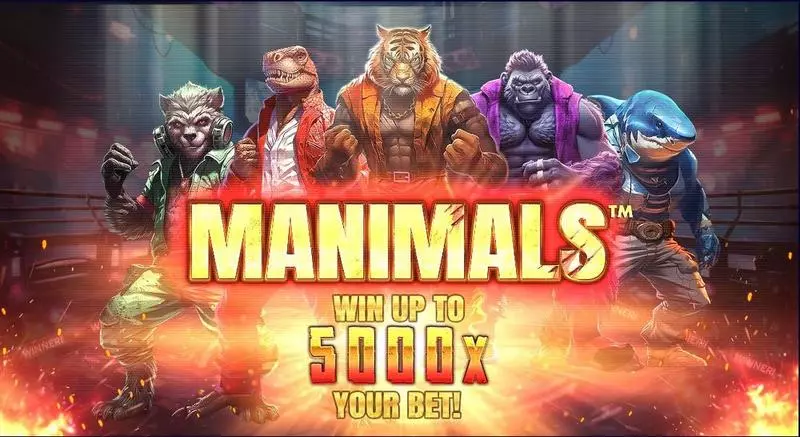 Play Manimals Slot Introduction Screen