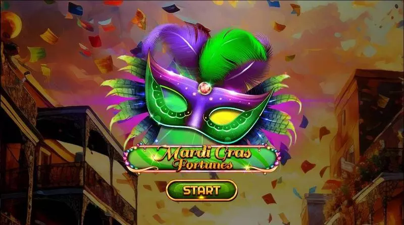 Play Mardi Gras Fortunes Slot Introduction Screen
