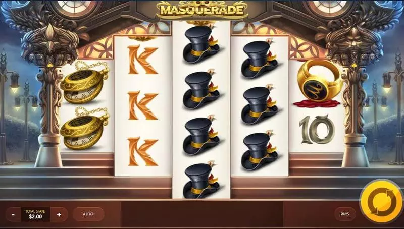 Play Mascquerade Slot Main Screen Reels