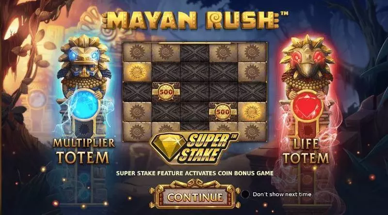 Play Mayan Rush Slot Info and Rules