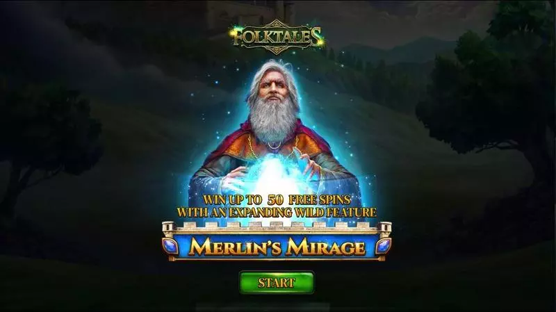 Play Merlin’s Mirage Slot Introduction Screen