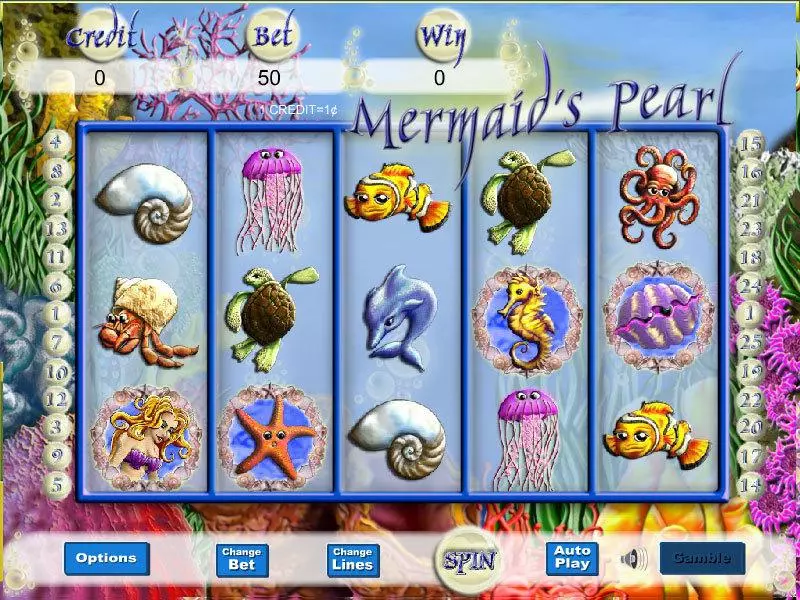 Play Mermaid Magic Slot Main Screen Reels