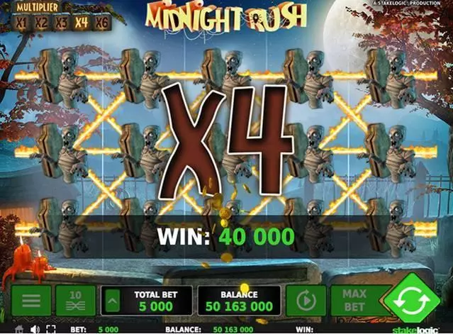 Play Midnight Rush Slot Main Screen Reels