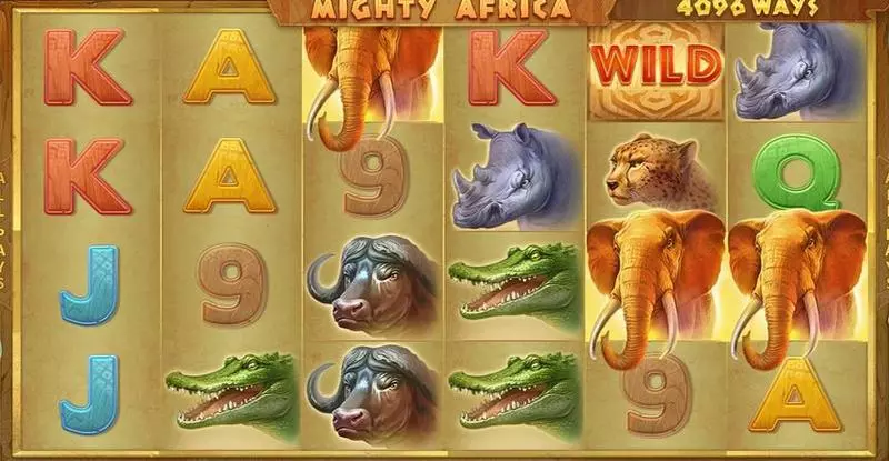 Play Mighty Africa Slot Main Screen Reels