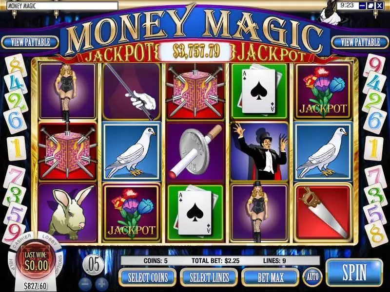 Play Money Magic Slot Main Screen Reels