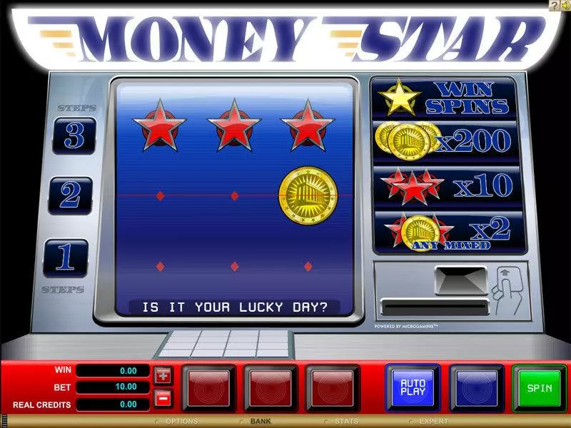 Play Money Star Slot Main Screen Reels