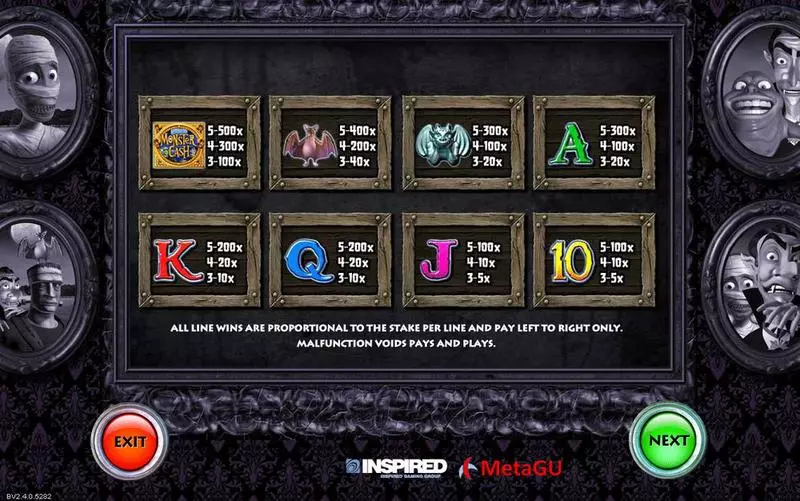 Play Monster Cash Slot Info and Rules