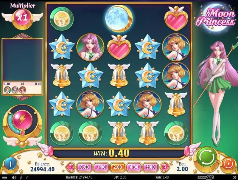 Play Moon Princess Slot Main Screen Reels